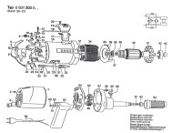 Bosch 0 601 203 046 Straight Grinders 220 V / GB Spare Parts